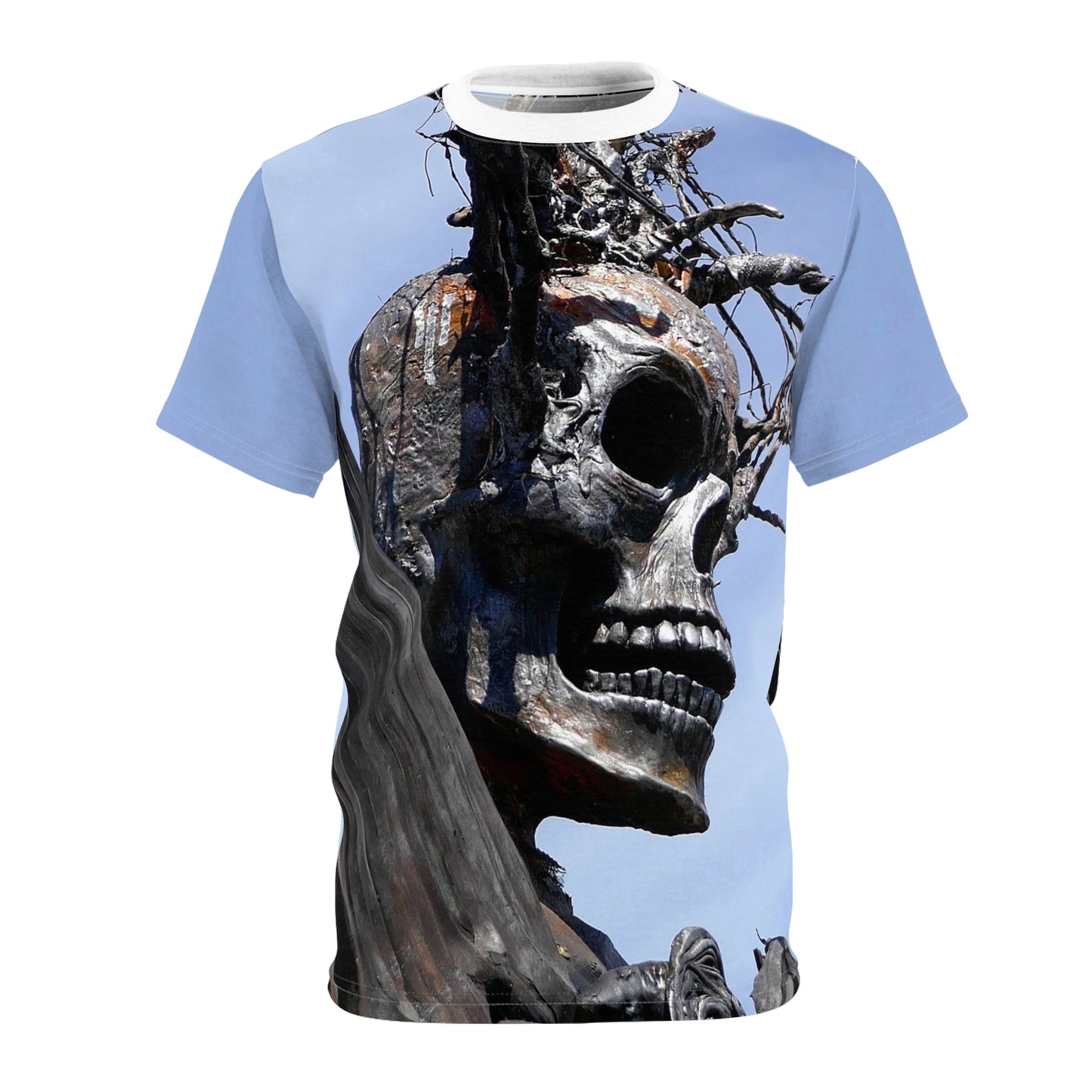 Skull Warrior - Unisex Cut & Sew Tee (AOP) - Fry1Productions