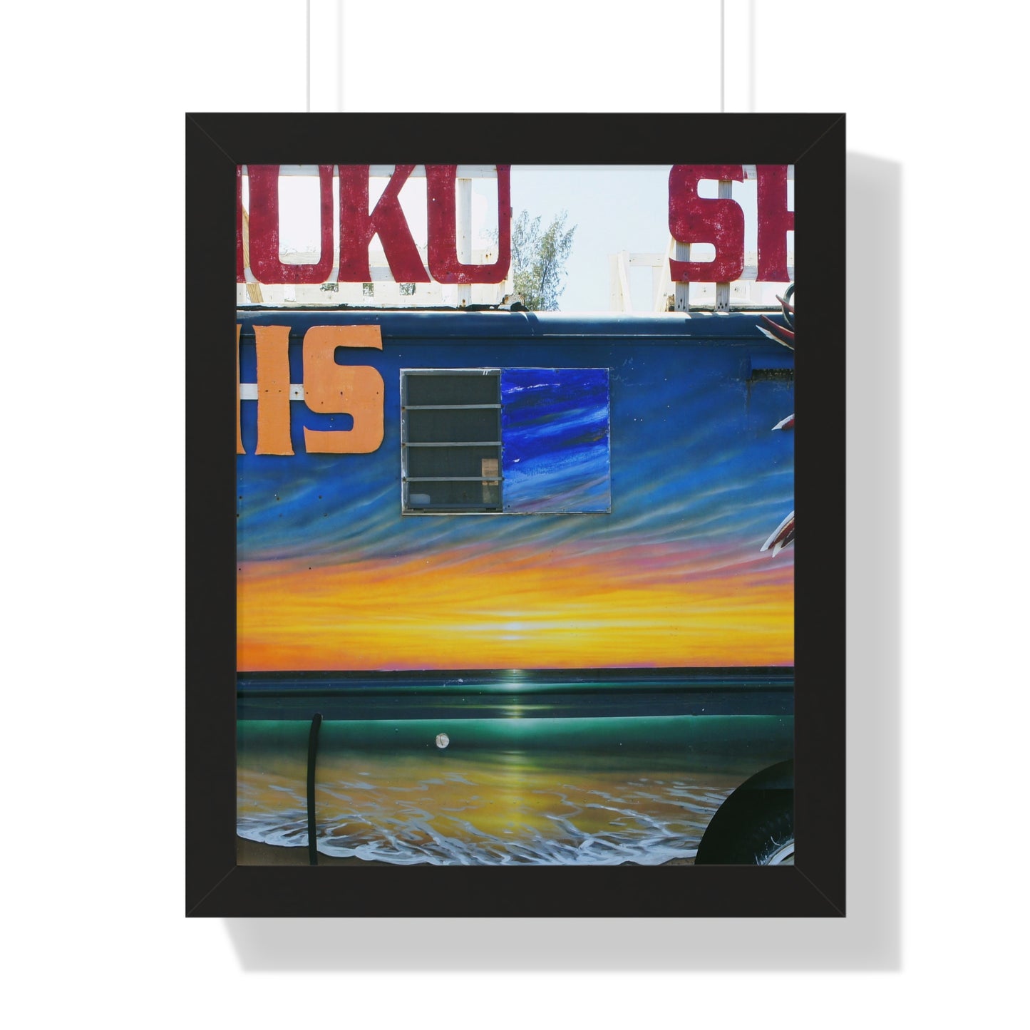 Fumis Aloha - Framed Vertical Poster