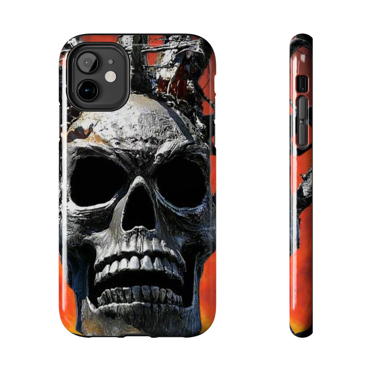 Skull Warrior Inferno Stare (v1) - Tough Phone Cases