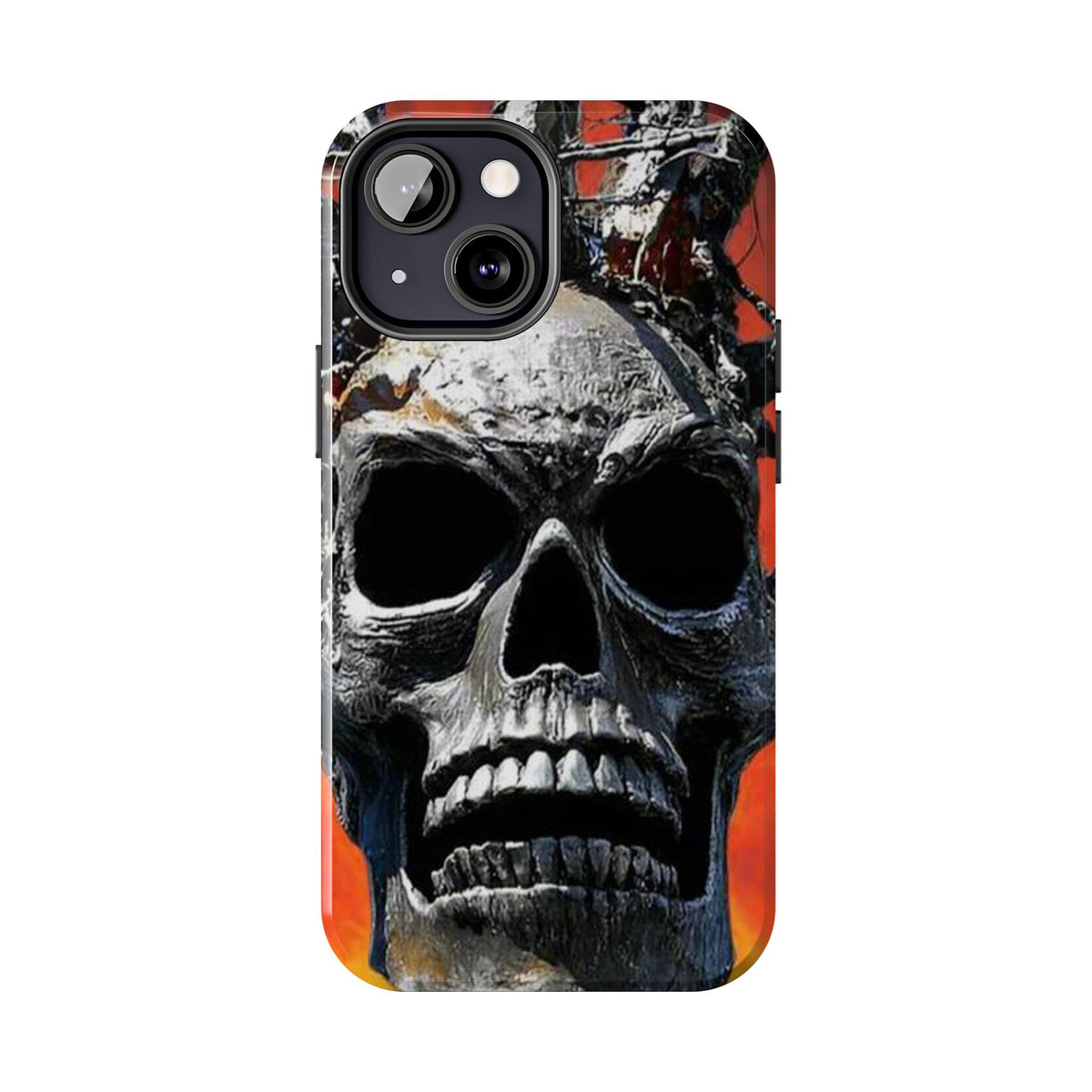 Skull Warrior Inferno Stare (v1) - Tough Phone Cases