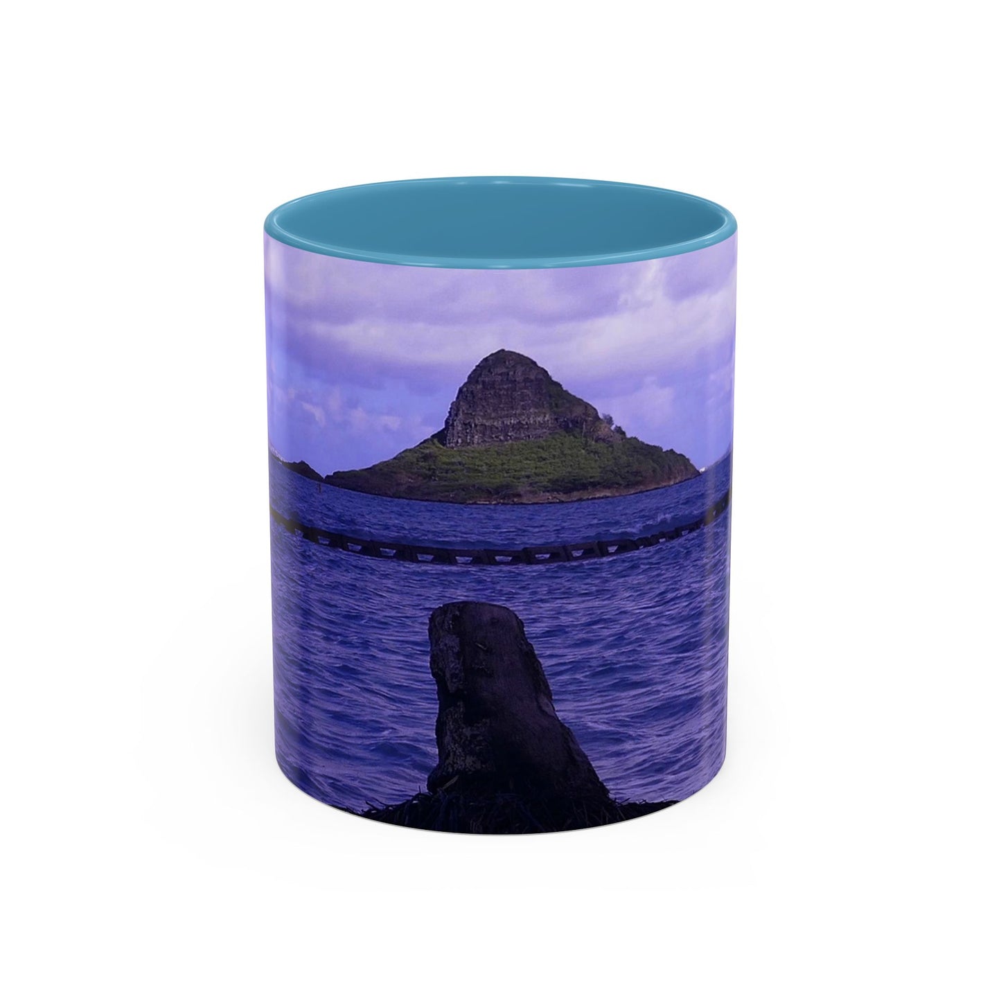 Wade To Chinaman's Hat - Accent Coffee Mug (11, 15oz)