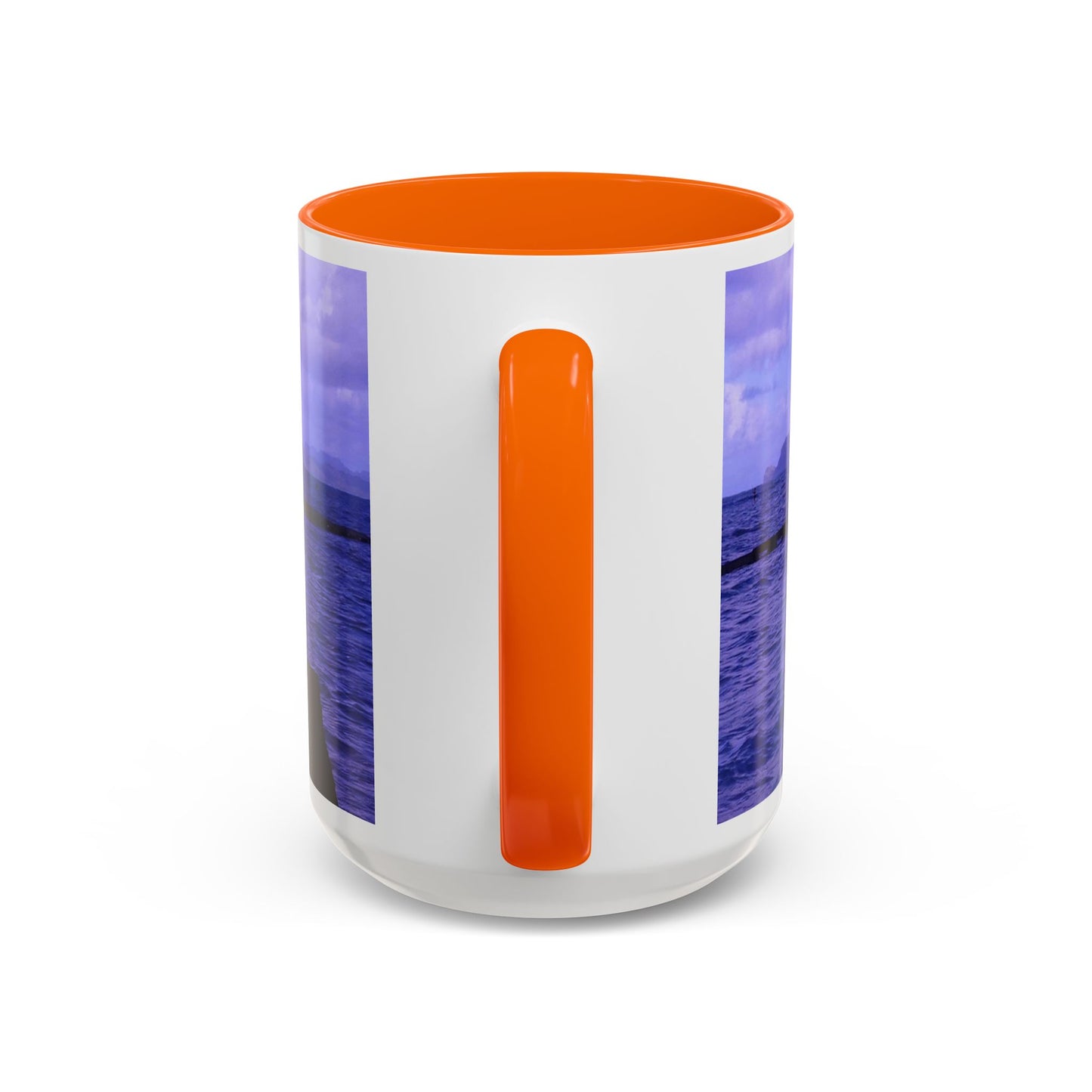 Wade To Chinaman's Hat - Accent Coffee Mug (11, 15oz)