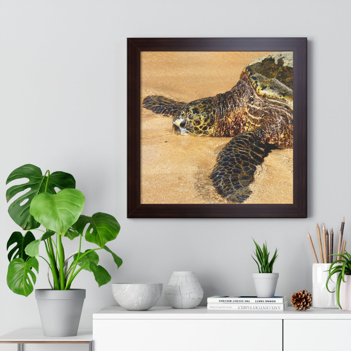 Glistening Journey - Framed Vertical Poster