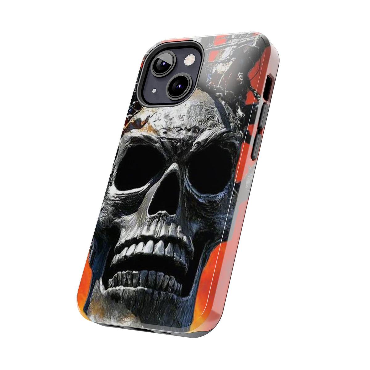 Skull Warrior Inferno Stare (v1) - Tough Phone Cases