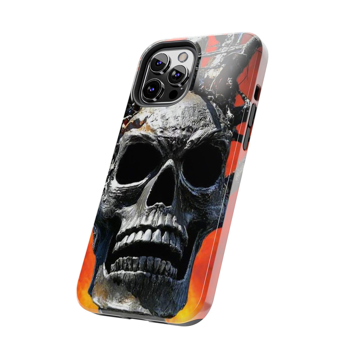 Skull Warrior Inferno Stare (v1) - Tough Phone Cases