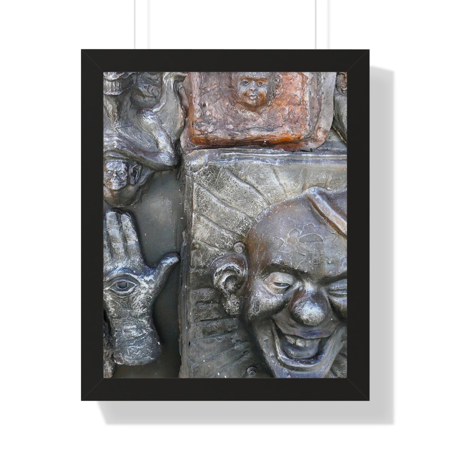 Cosmic Laughter - Framed Vertical Poster