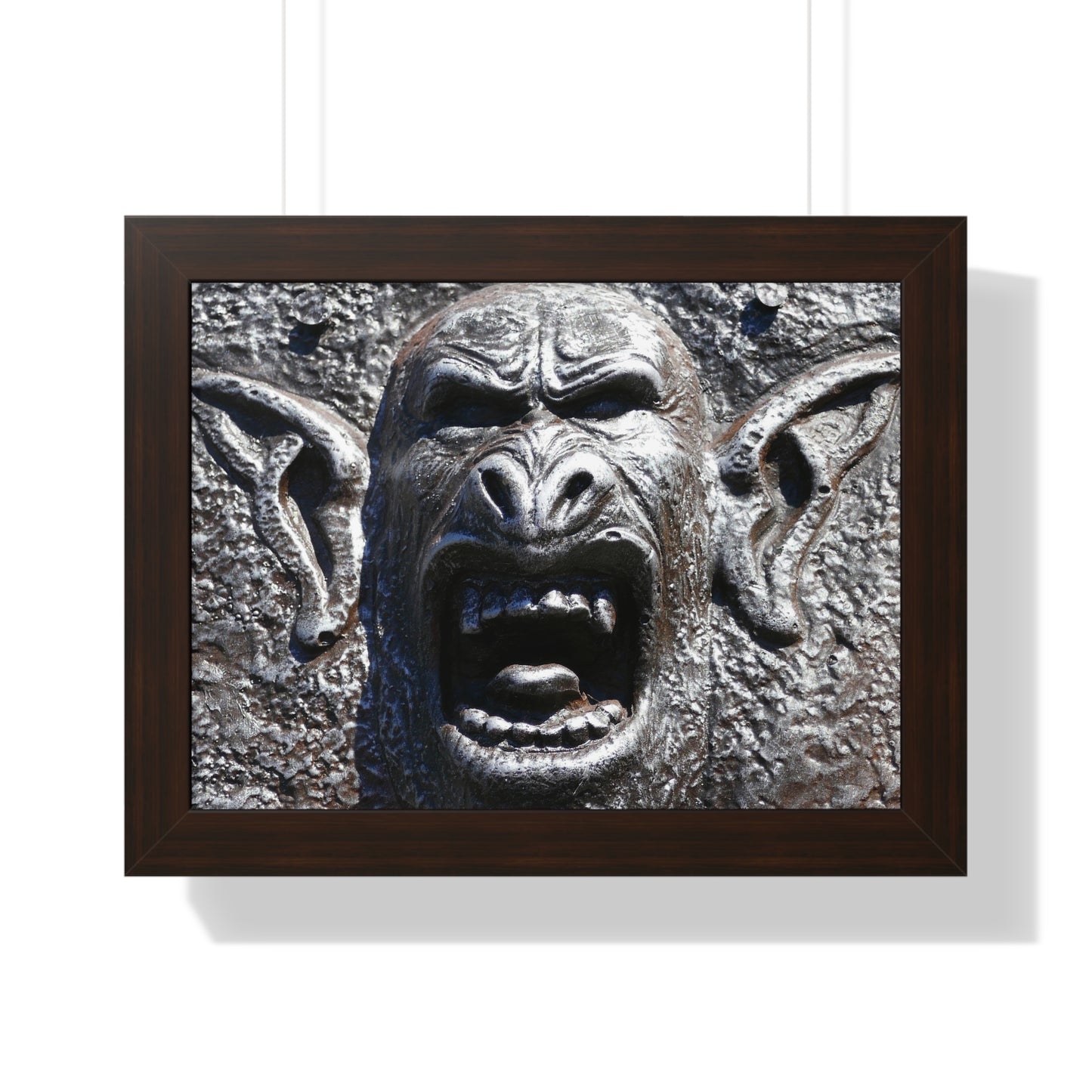 Frenzy Scream - Framed Horizontal Poster