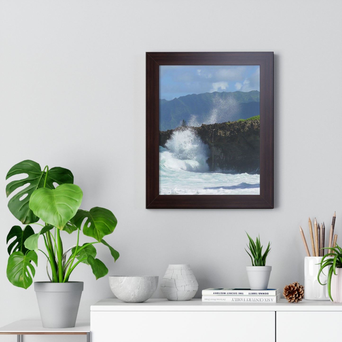 Rockin Surfer's Rope - Framed Vertical Poster