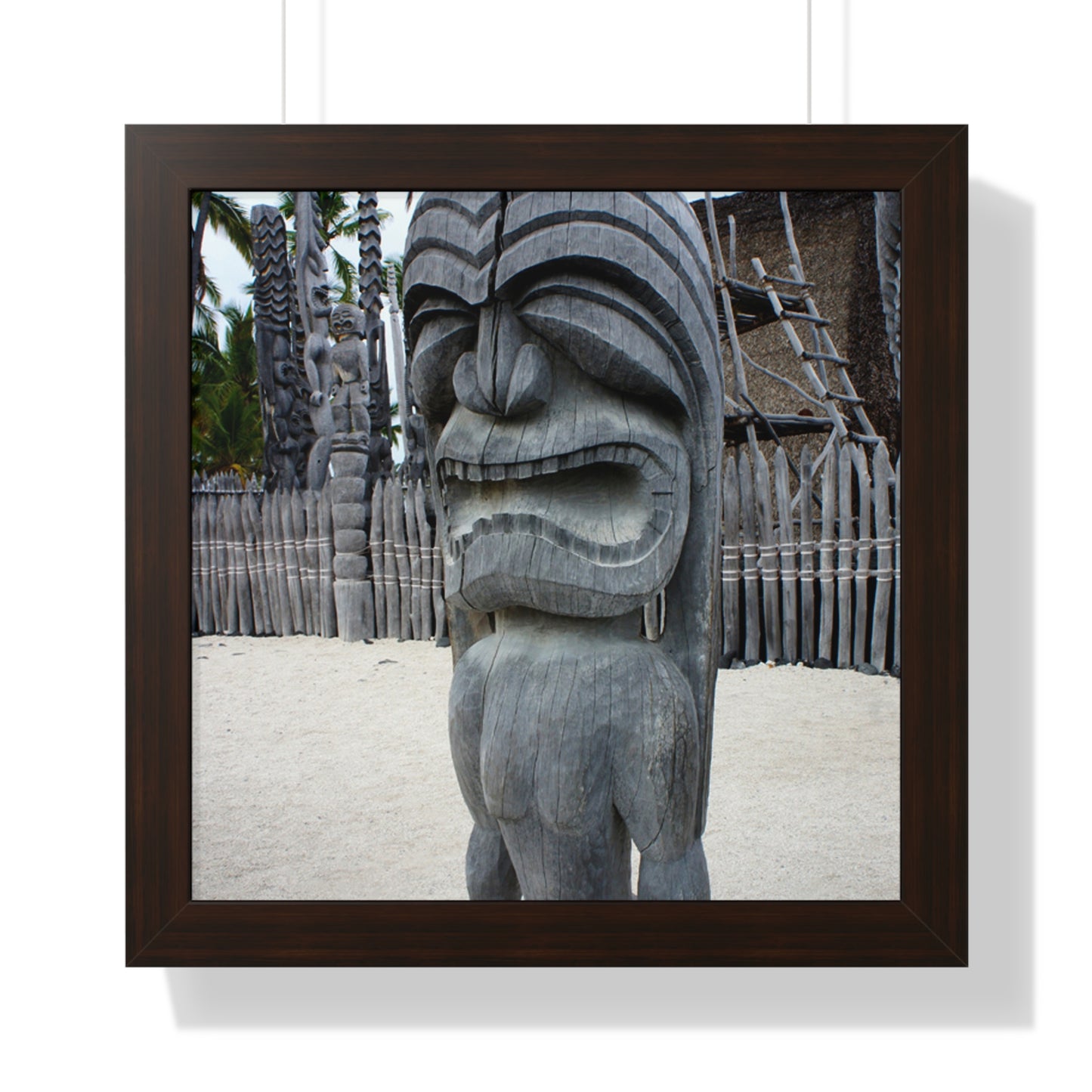 Fierce Guardian - Framed Vertical Poster