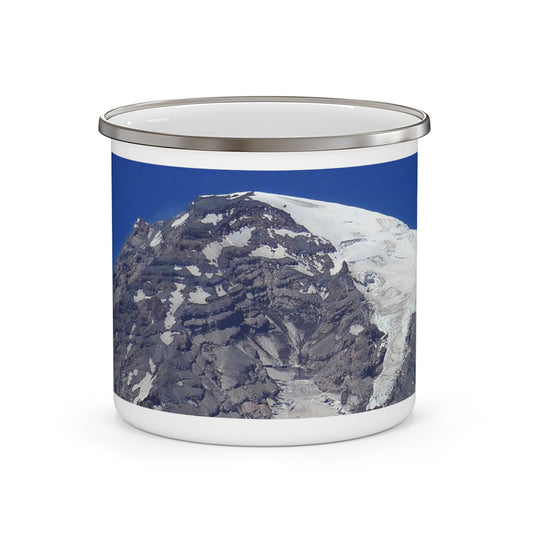 Majestic Mt. Rainier - Enamel Camping Mug 12oz