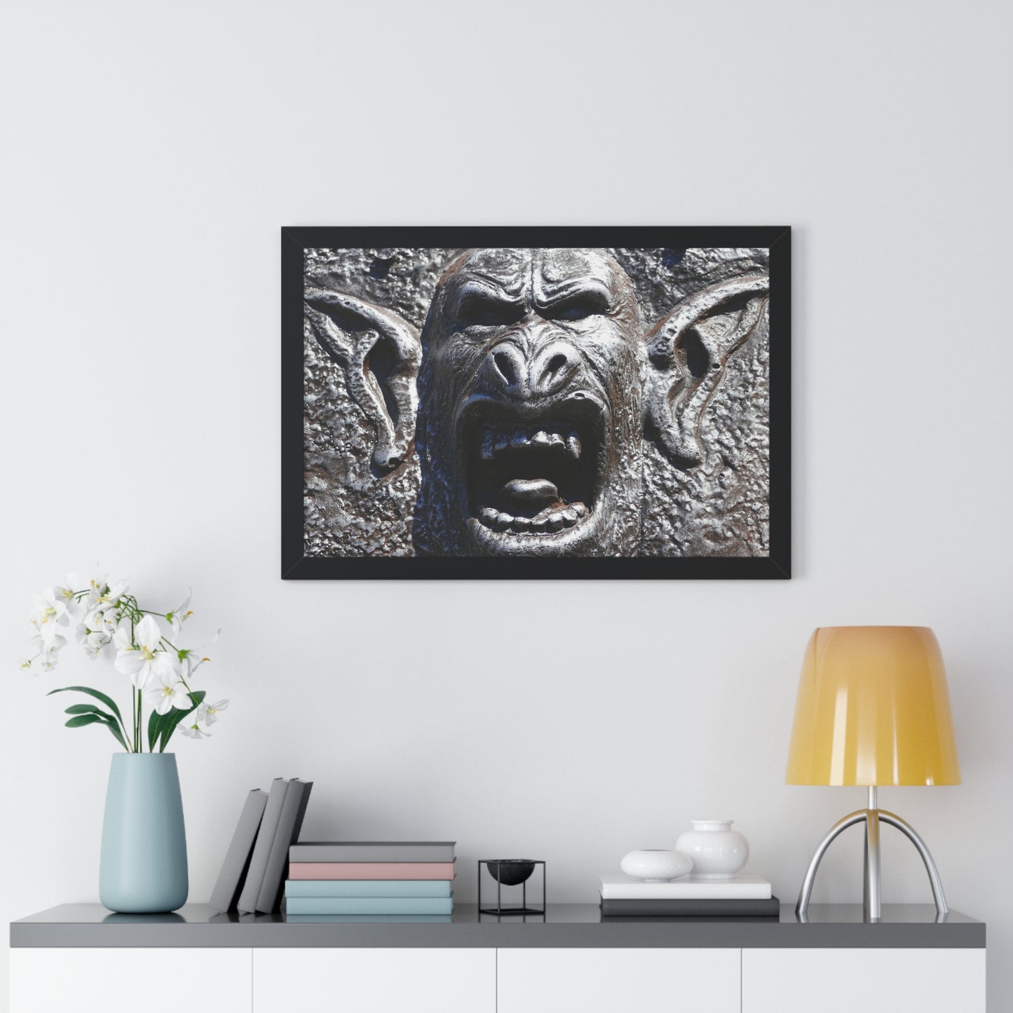 Frenzy Scream - Framed Horizontal Poster