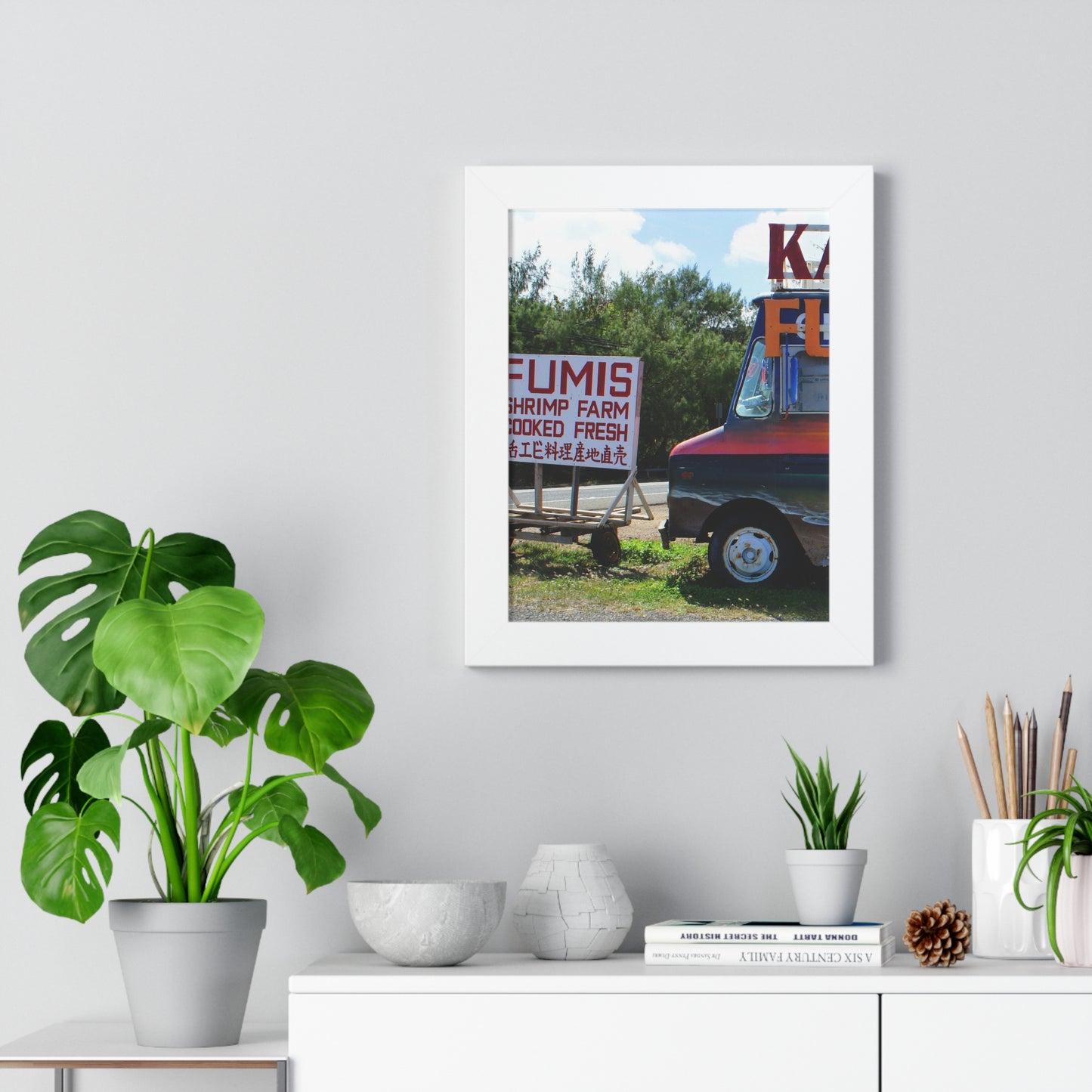 Aloha Keanu - Framed Vertical Poster