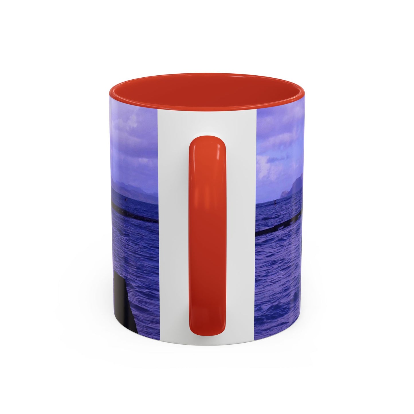 Wade To Chinaman's Hat - Accent Coffee Mug (11, 15oz)