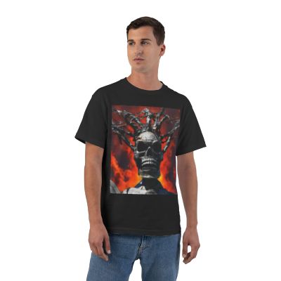 Skull Warrior Inferno Stare - Beefy-T®  Short-Sleeve T-Shirt