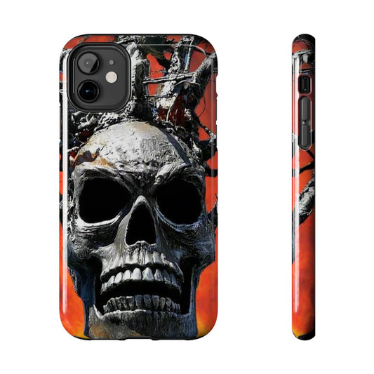 Skull Warrior Inferno Stare (v2) - Tough Phone Cases