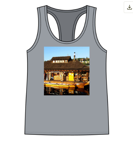 Q'il'bid Awe - Women's Jersey Racerback Tank