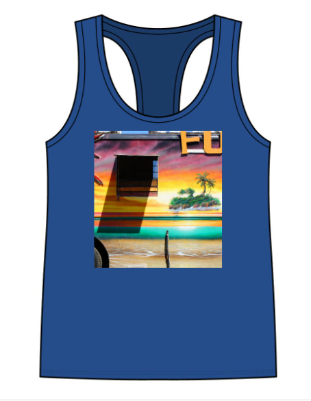 Island Love - Women's Jersey Racerback Tank