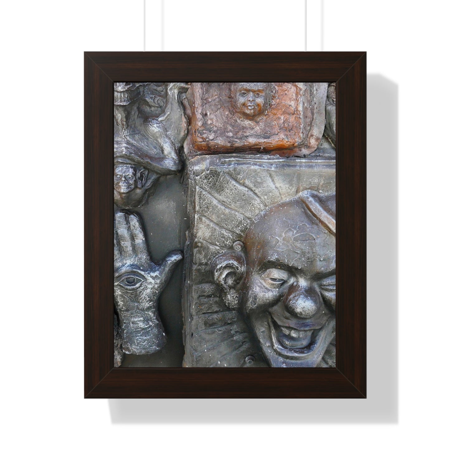 Cosmic Laughter - Framed Vertical Poster