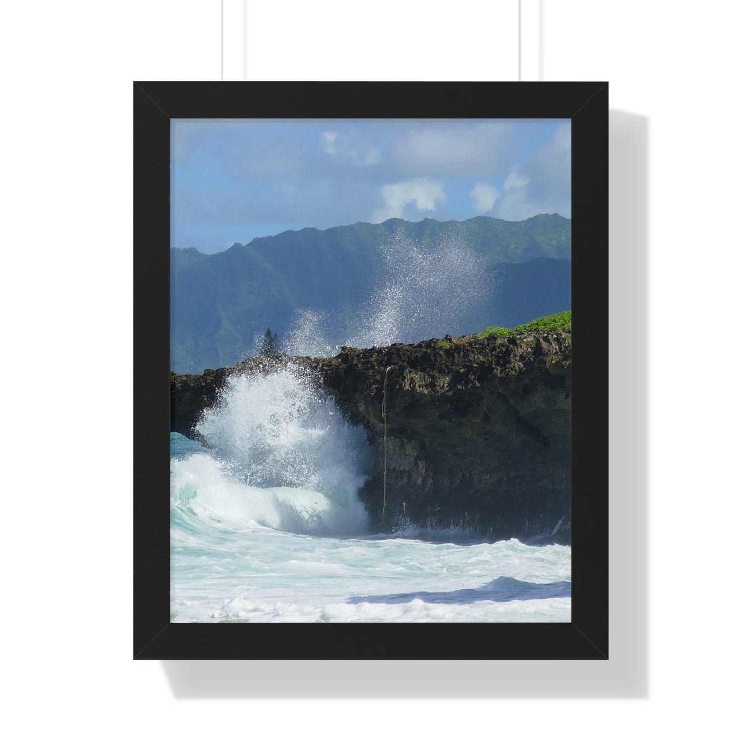 Rockin Surfer's Rope - Framed Vertical Poster