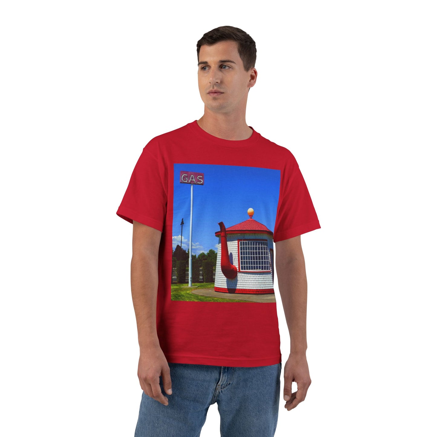 Historic Teapot Dome Service Station - Beefy-T Short-Sleeve T-Shirt