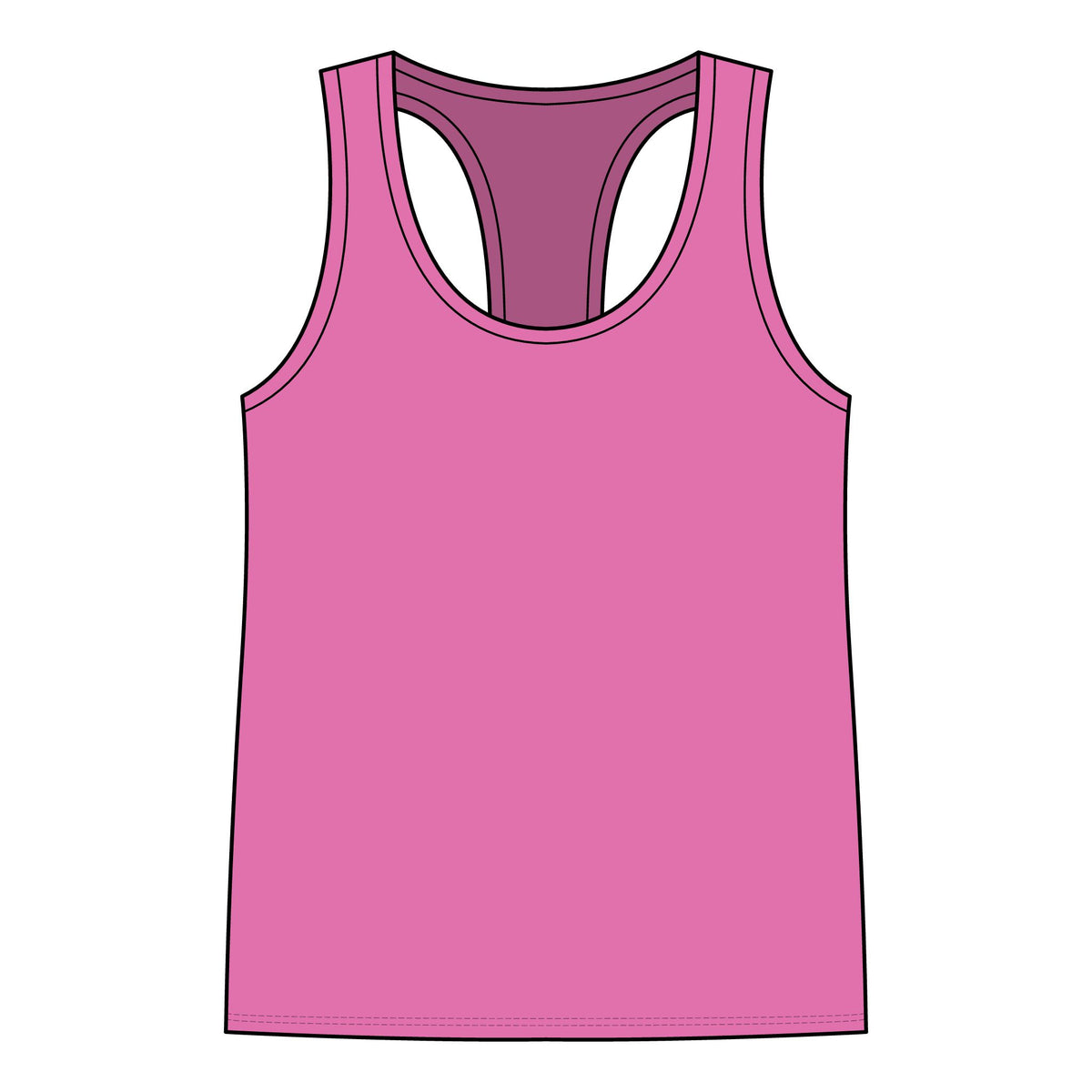 Great Throw - Women's Jersey Racerback Tank
