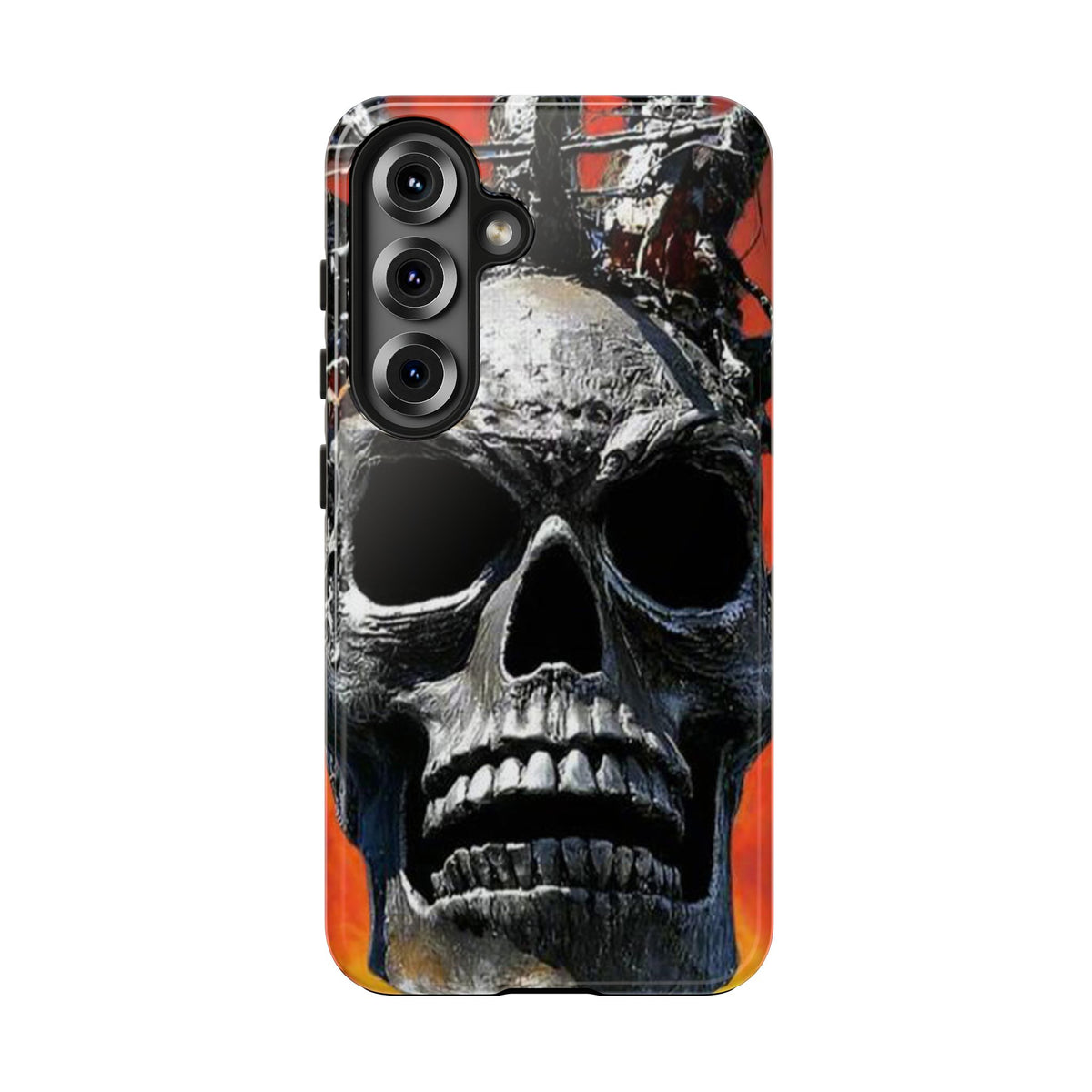 Skull Warrior Inferno Stare (v1) - Tough Phone Cases