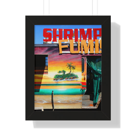 Island Love - Framed Vertical Poster