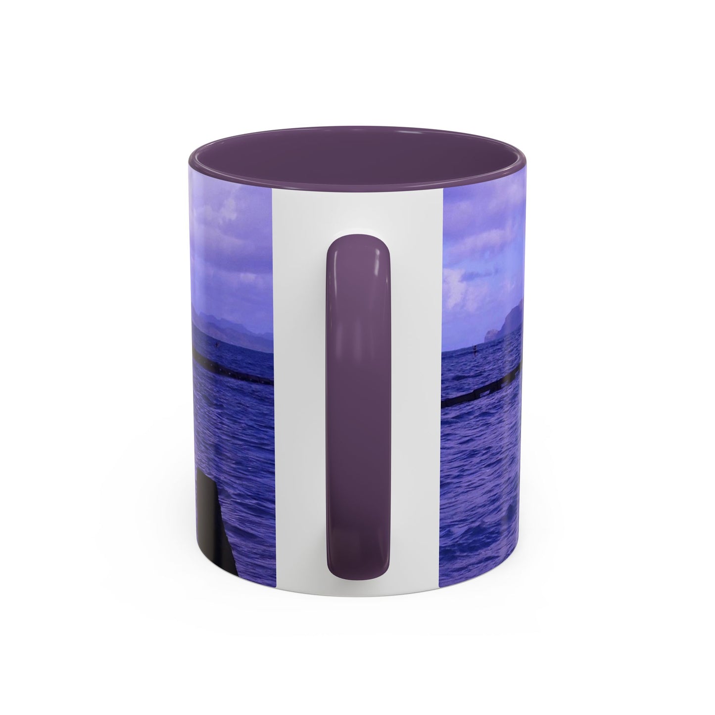 Wade To Chinaman's Hat - Accent Coffee Mug (11, 15oz)