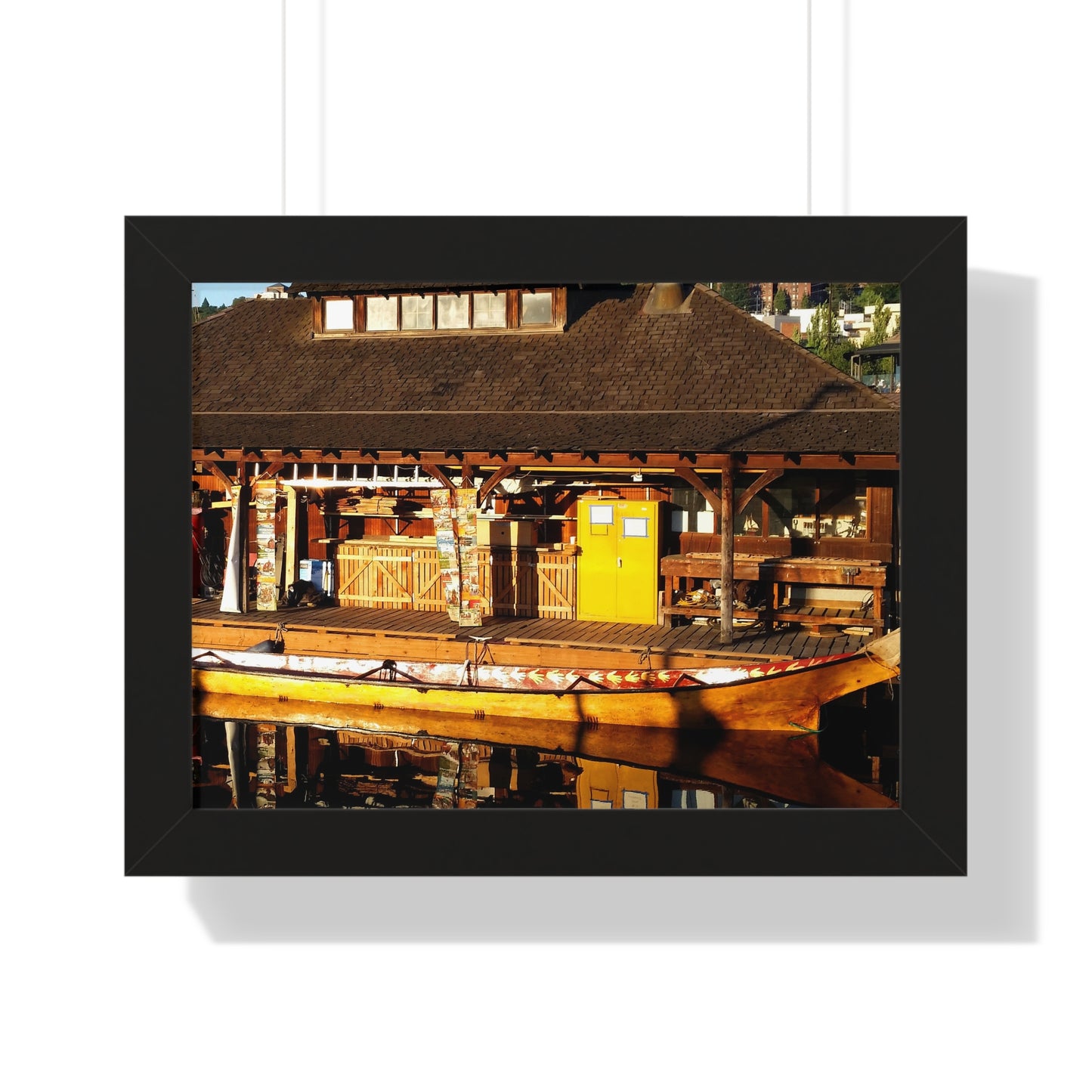 Q'il'bid Awe - Framed Horizontal Poster