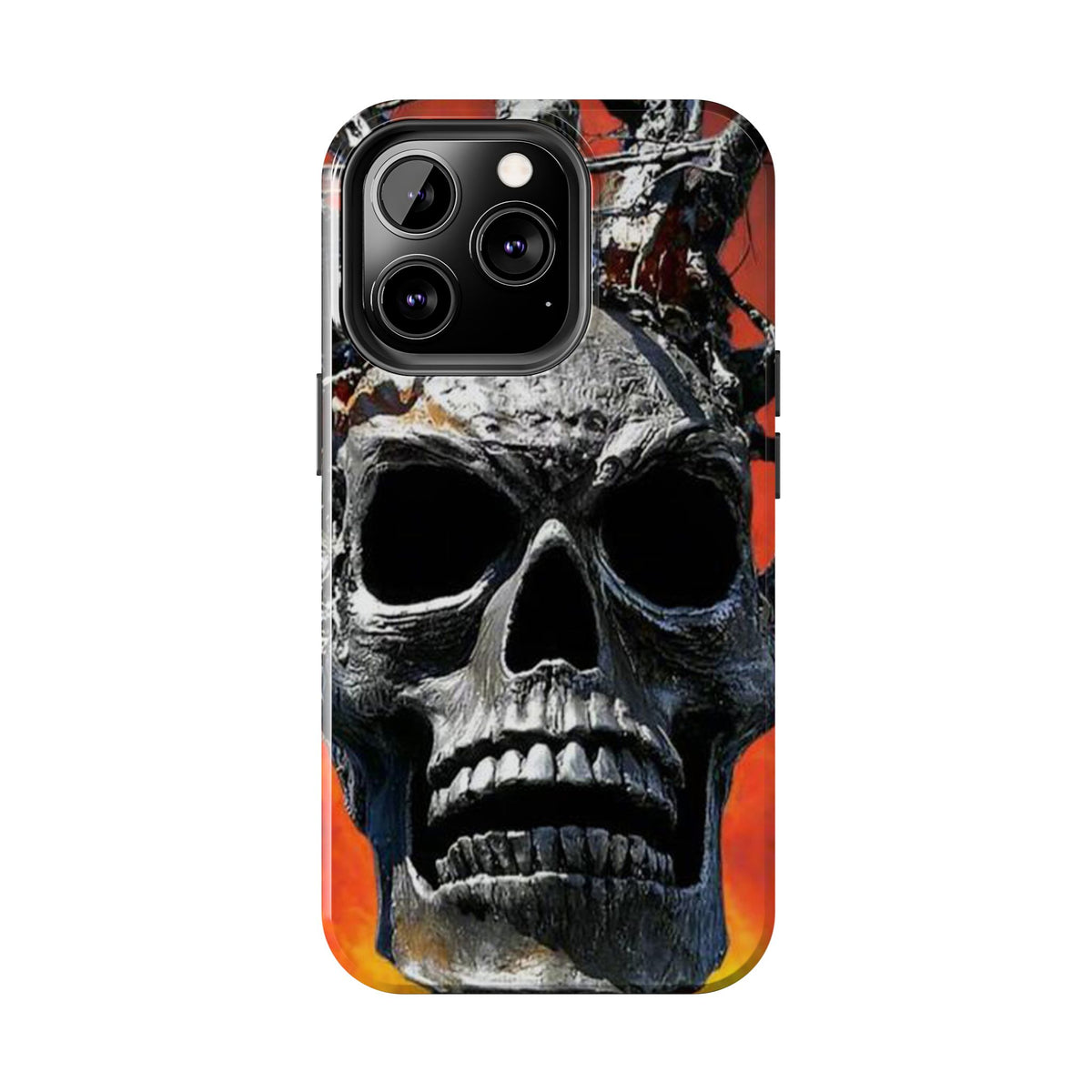 Skull Warrior Inferno Stare (v1) - Tough Phone Cases