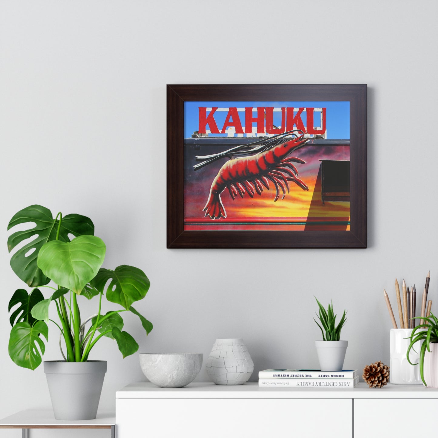 Kahuku Kai - Framed Horizontal Poster