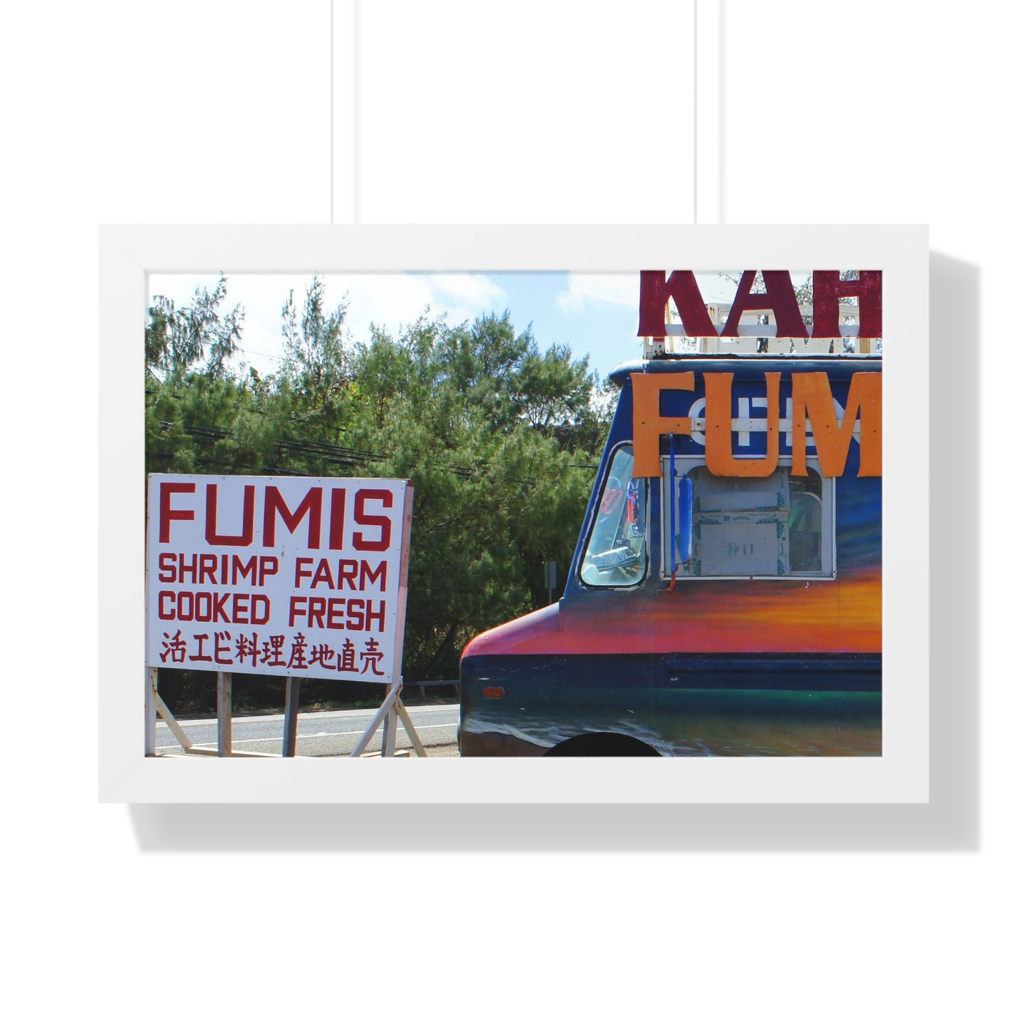 Aloha Keanu - Framed Horizontal Poster