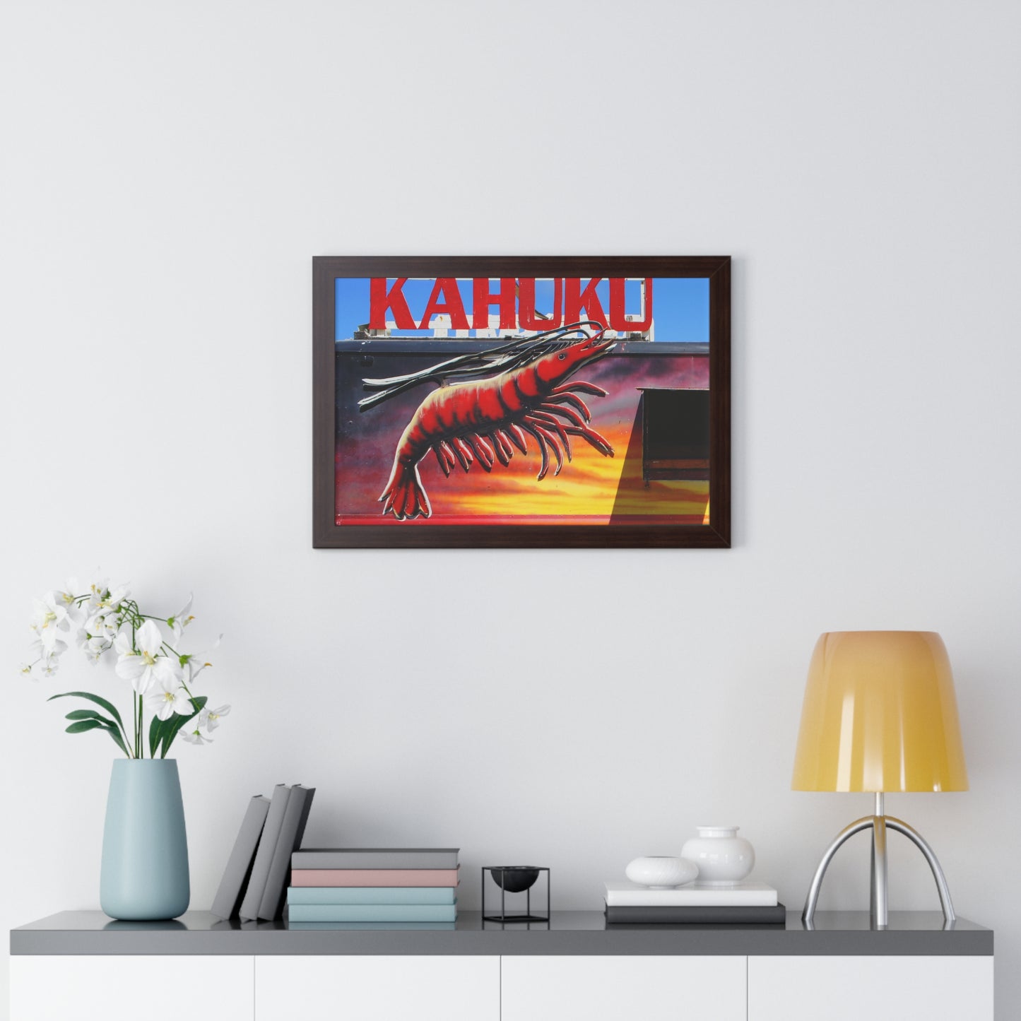 Kahuku Kai - Framed Horizontal Poster