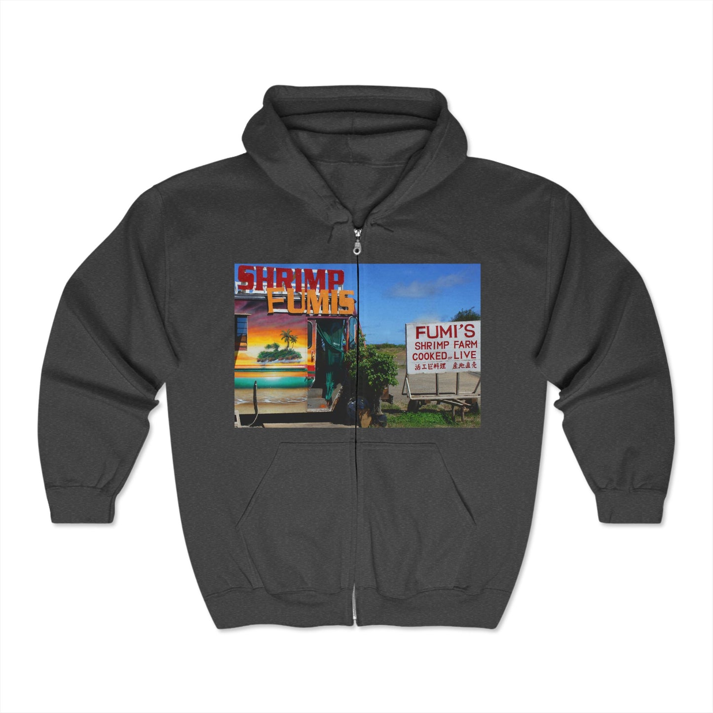 Kaulana Delights - Unisex Full Zip Hooded Sweatshirt