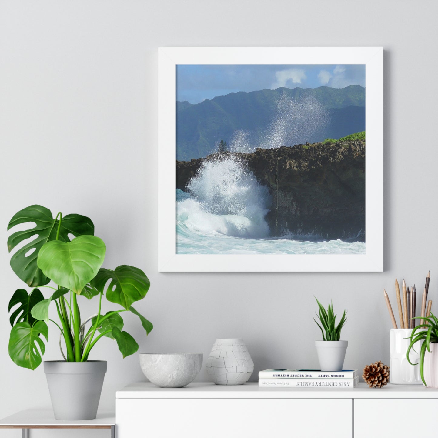 Rockin Surfer's Rope - Framed Vertical Poster