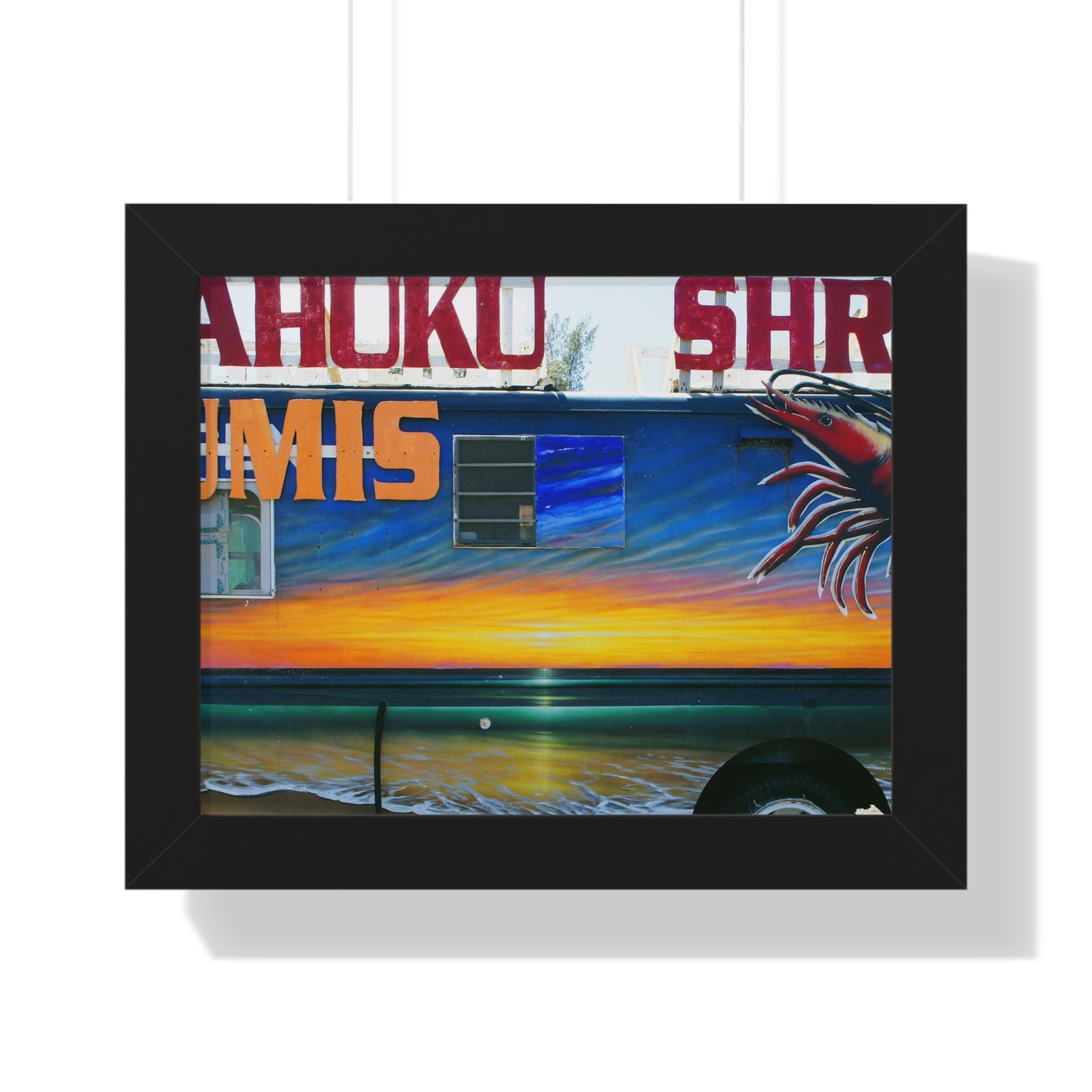 Fumis Aloha - Framed Horizontal Poster
