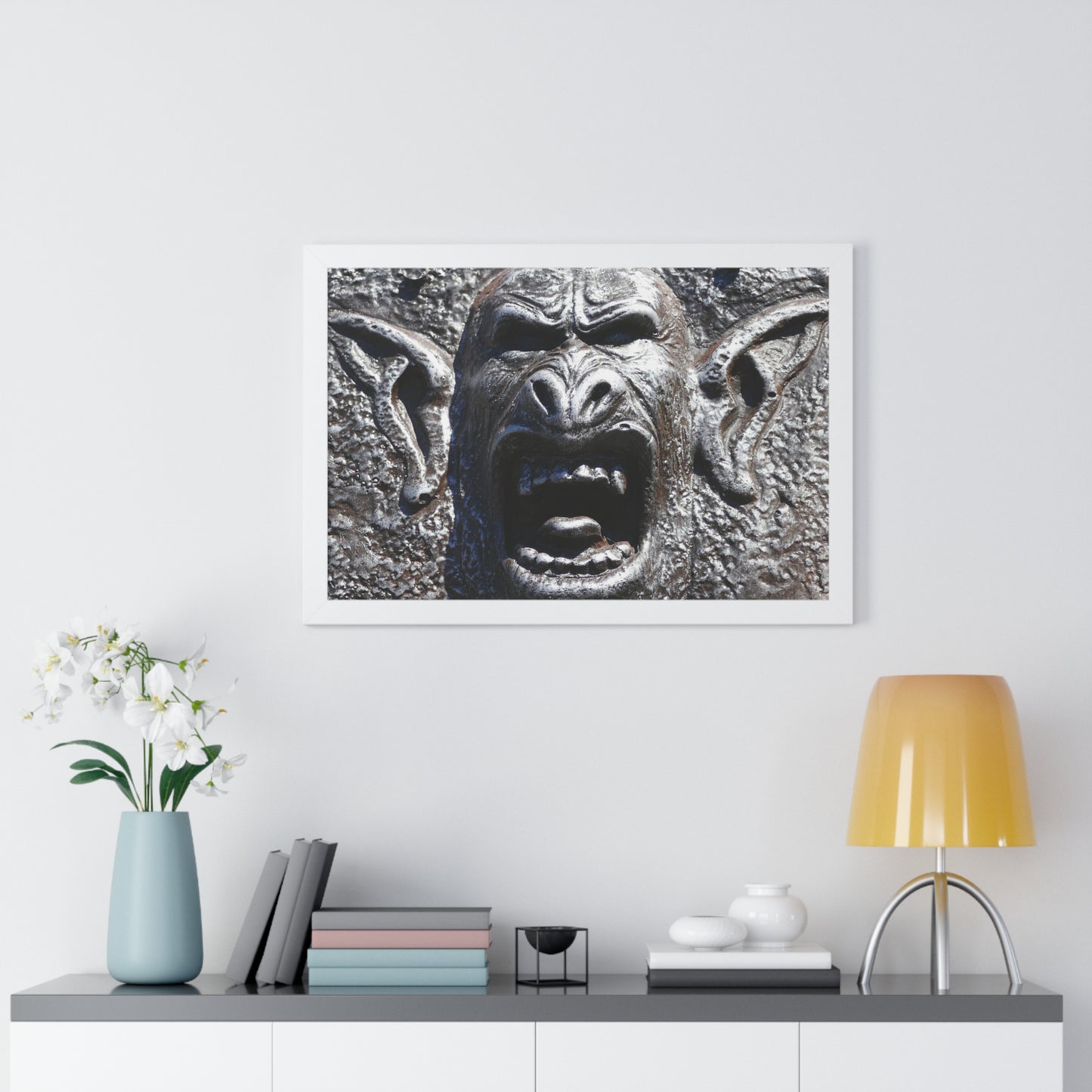 Frenzy Scream - Framed Horizontal Poster