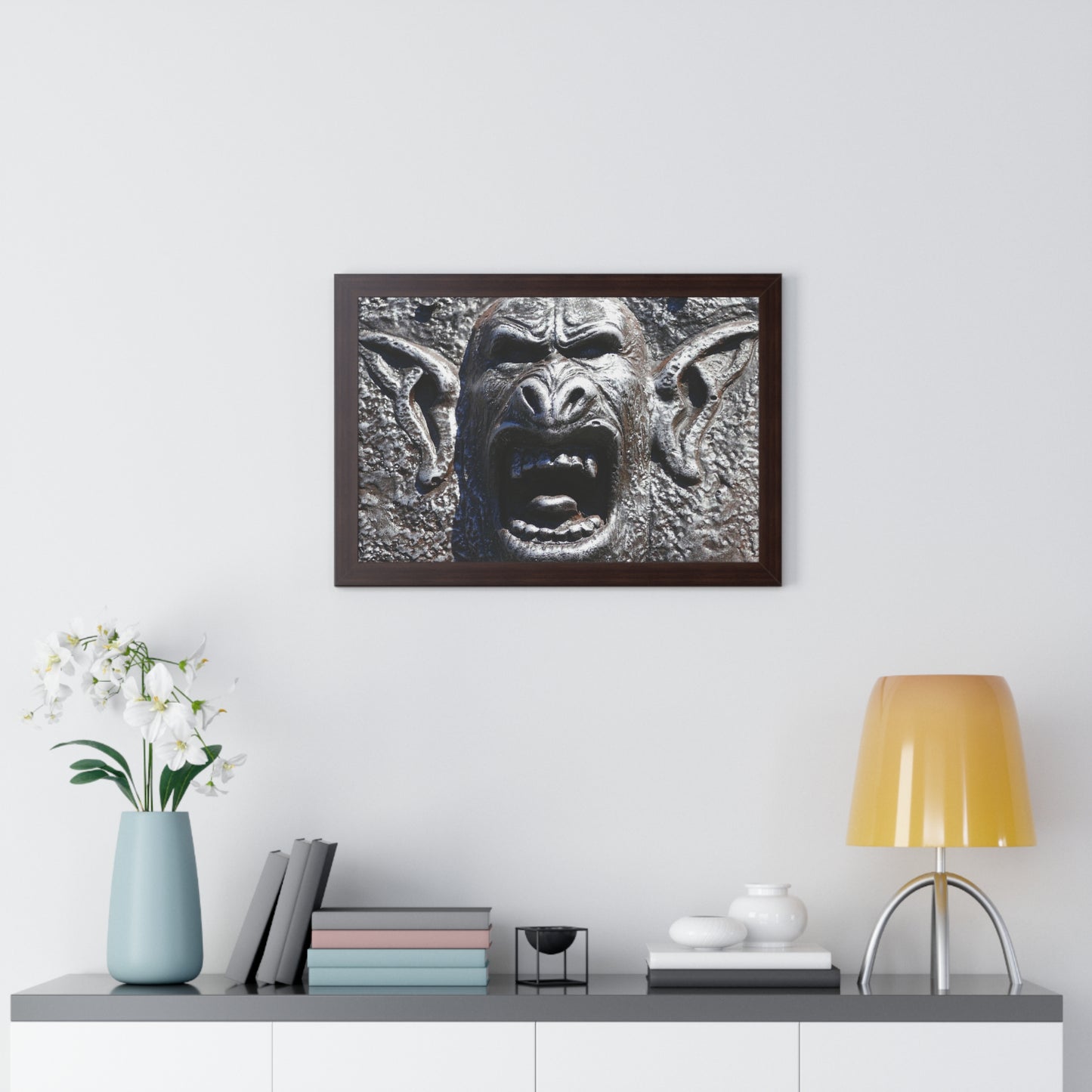 Frenzy Scream - Framed Horizontal Poster