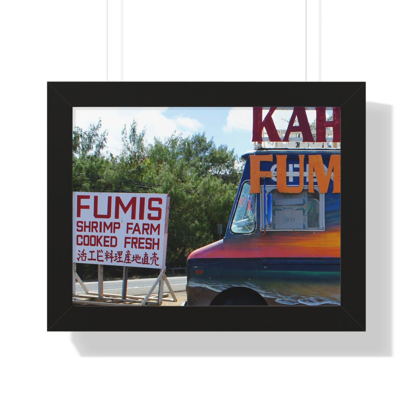 Aloha Keanu - Framed Horizontal Poster