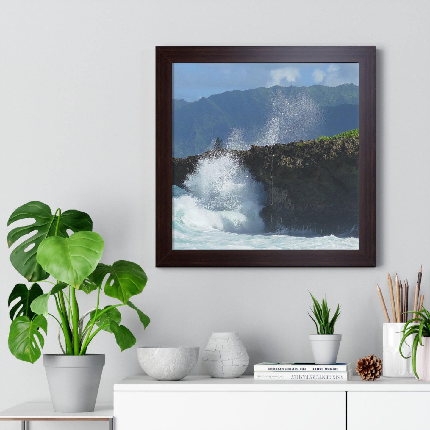 Rockin Surfer's Rope - Framed Vertical Poster