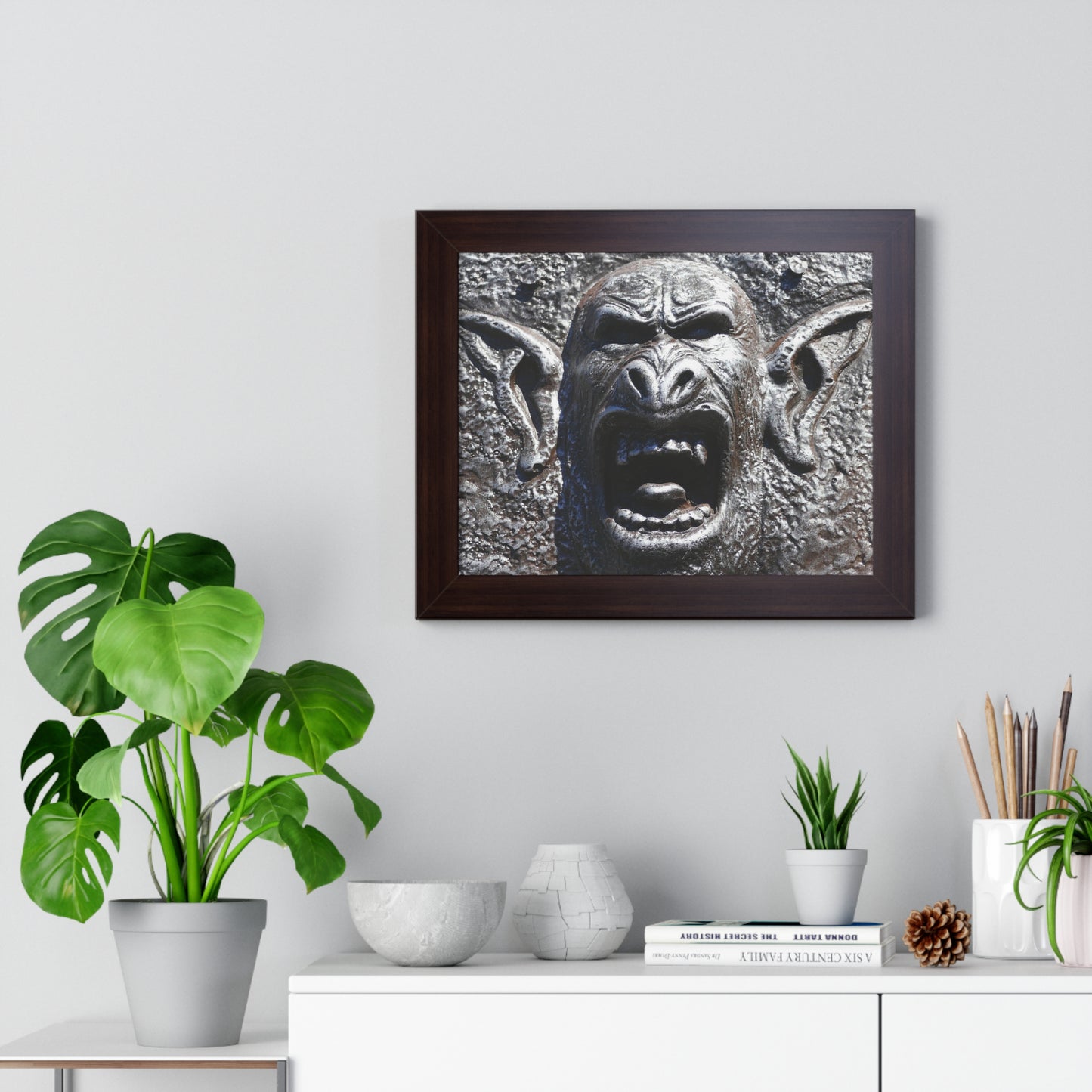 Frenzy Scream - Framed Horizontal Poster