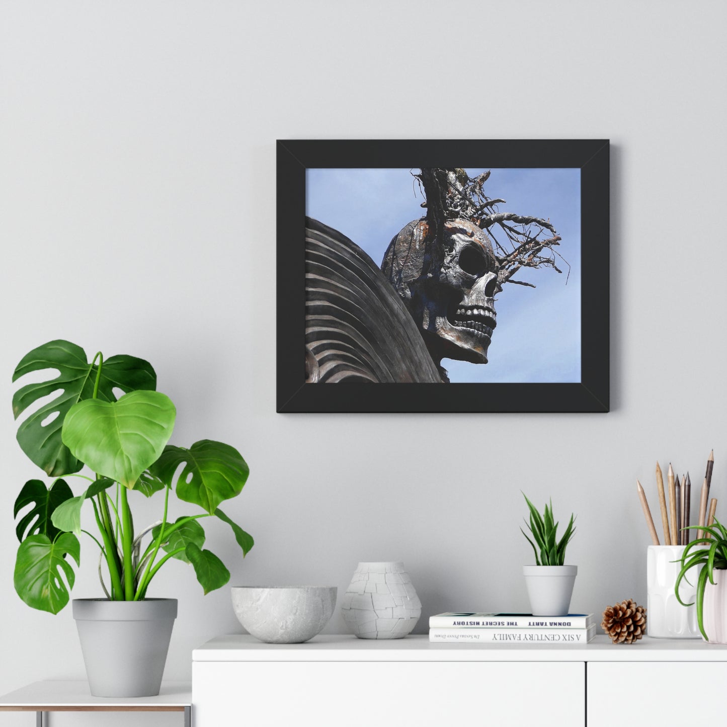 Skull Warrior - Framed Horizontal Poster