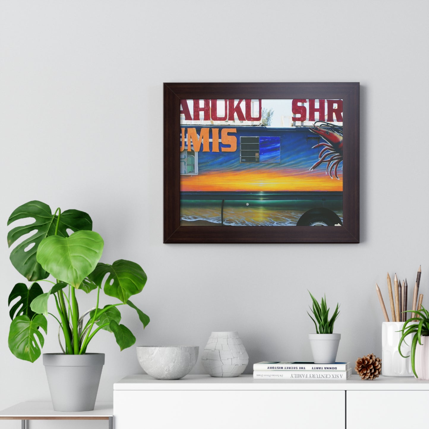 Fumis Aloha - Framed Horizontal Poster