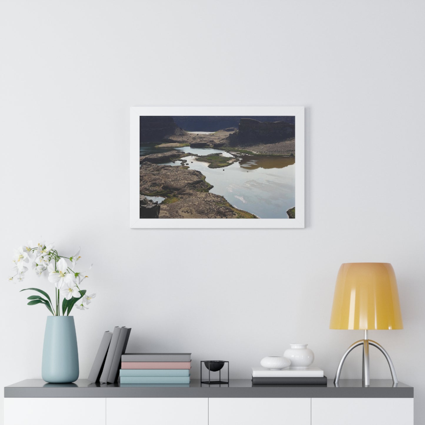 Reminisce of Ancient Thunder - Framed Horizontal Poster