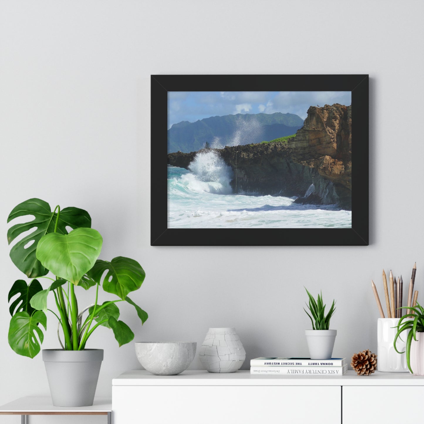 Rockin Surfer's Rope - Framed Horizontal Poster