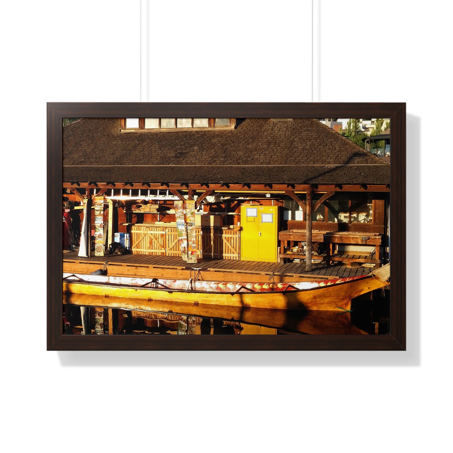 Q'il'bid Awe - Framed Horizontal Poster