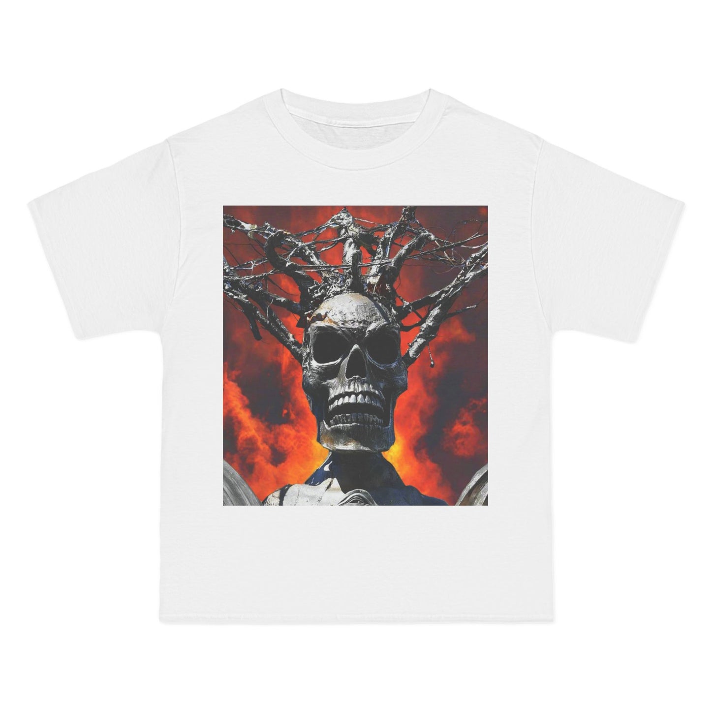 Skull Warrior Inferno Stare - Beefy-T®  Short-Sleeve T-Shirt