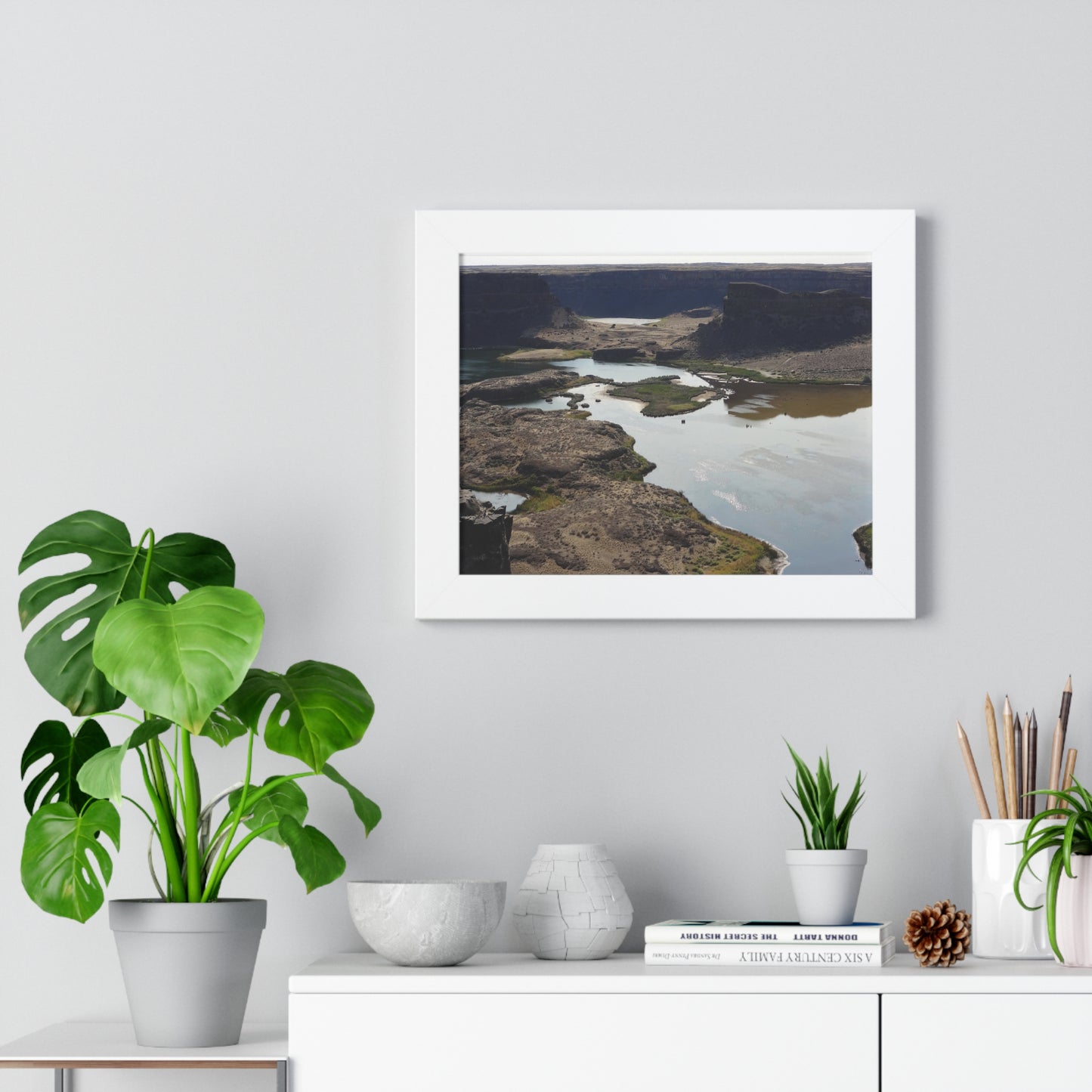 Reminisce of Ancient Thunder - Framed Horizontal Poster