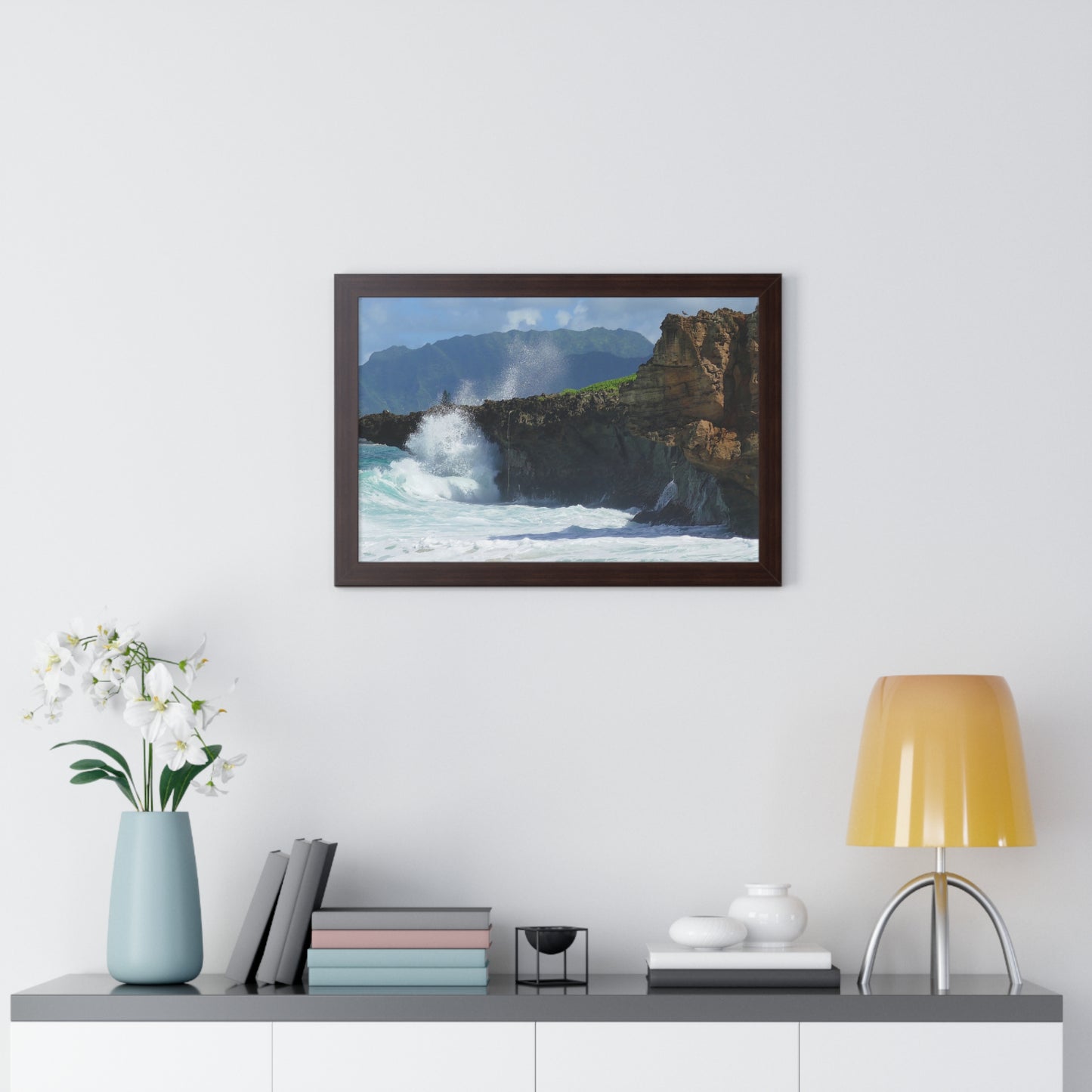 Rockin Surfer's Rope - Framed Horizontal Poster