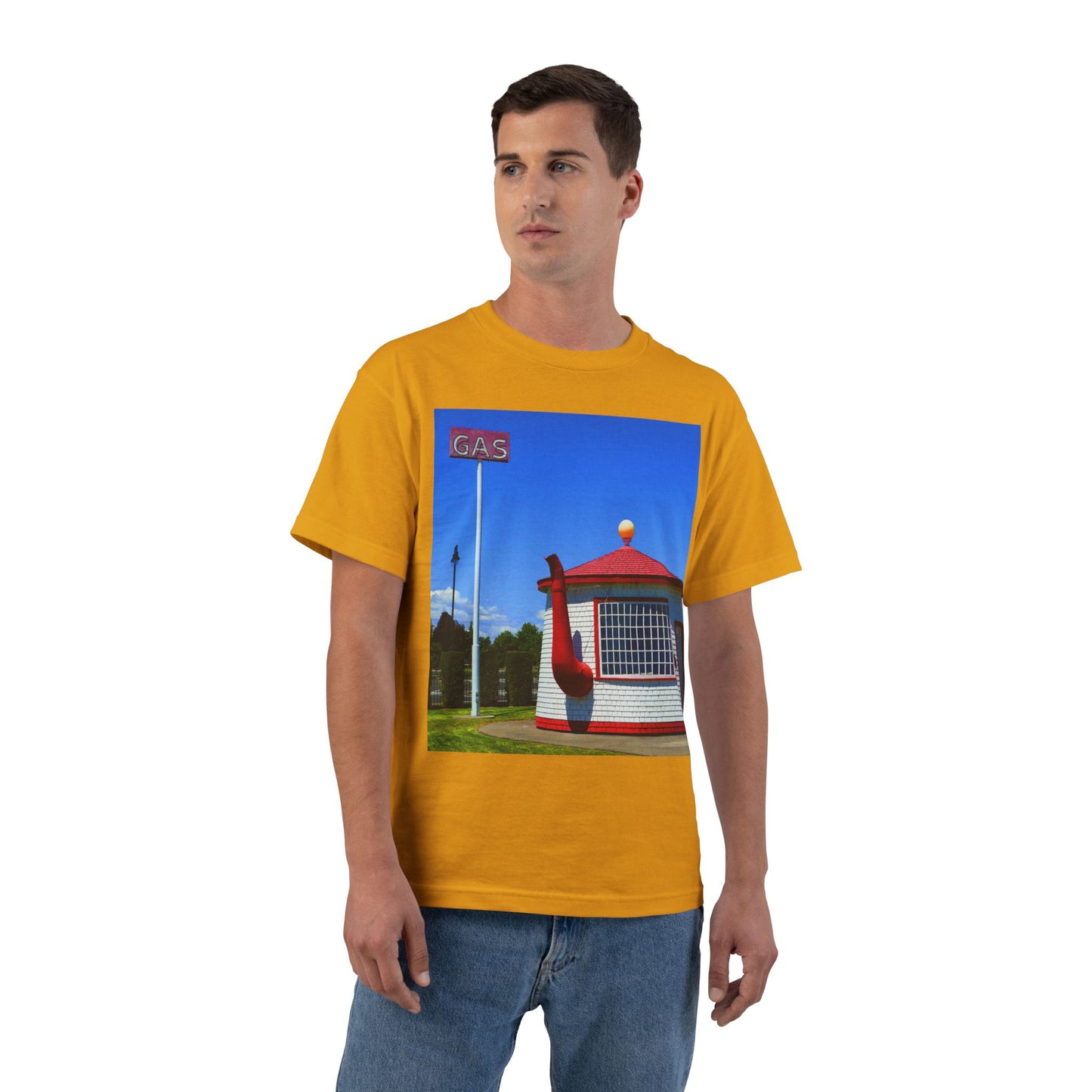 Historic Teapot Dome Service Station - Beefy-T Short-Sleeve T-Shirt